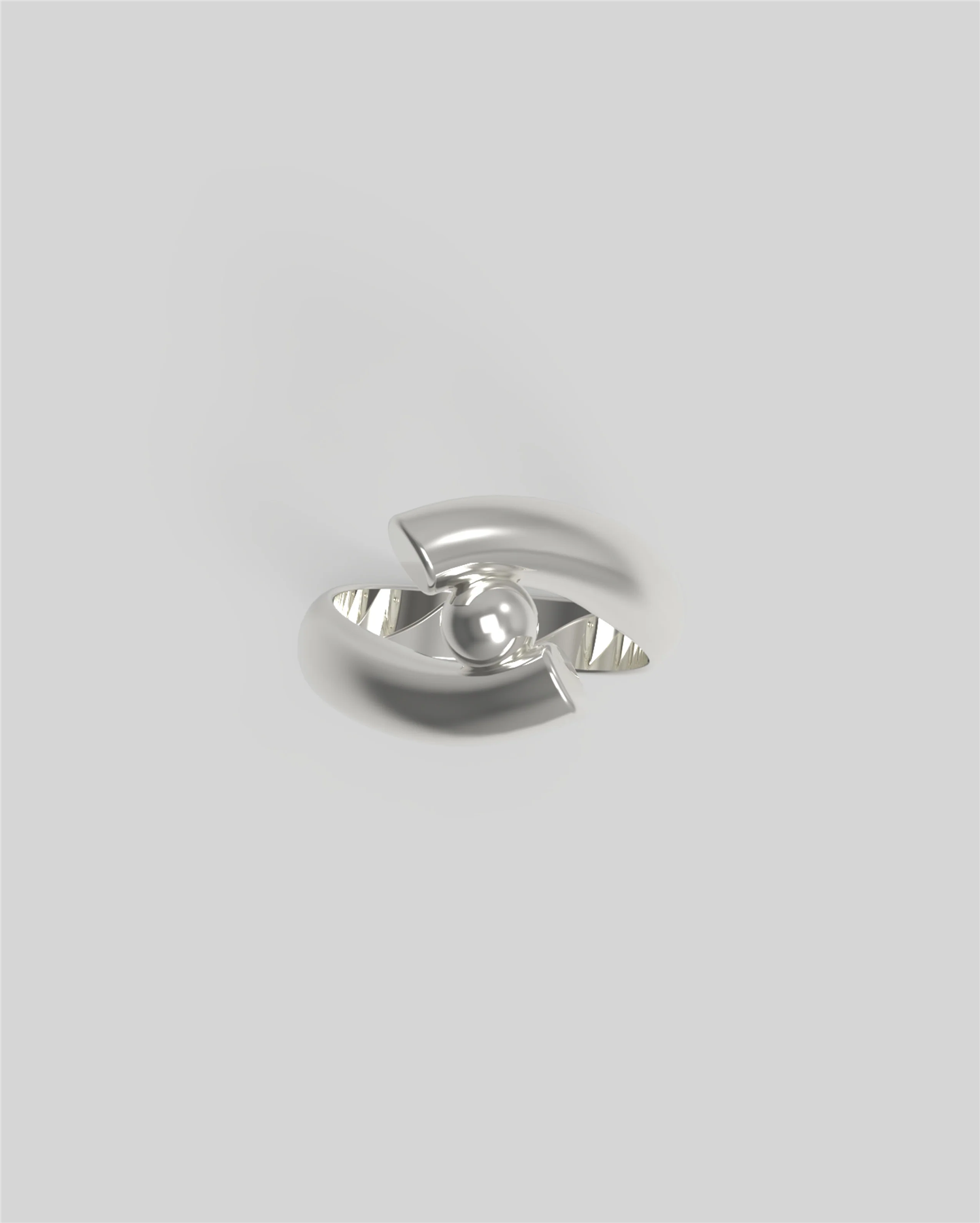 Rose Ring Slim Silver Ringer